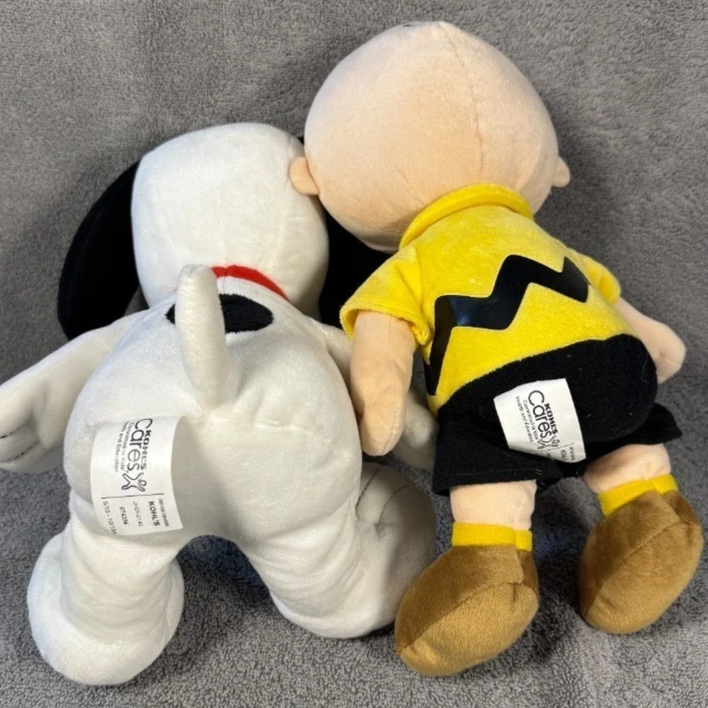 Kohls‎ Cares Charlie Brown and Snoopy Plush Limited Edition